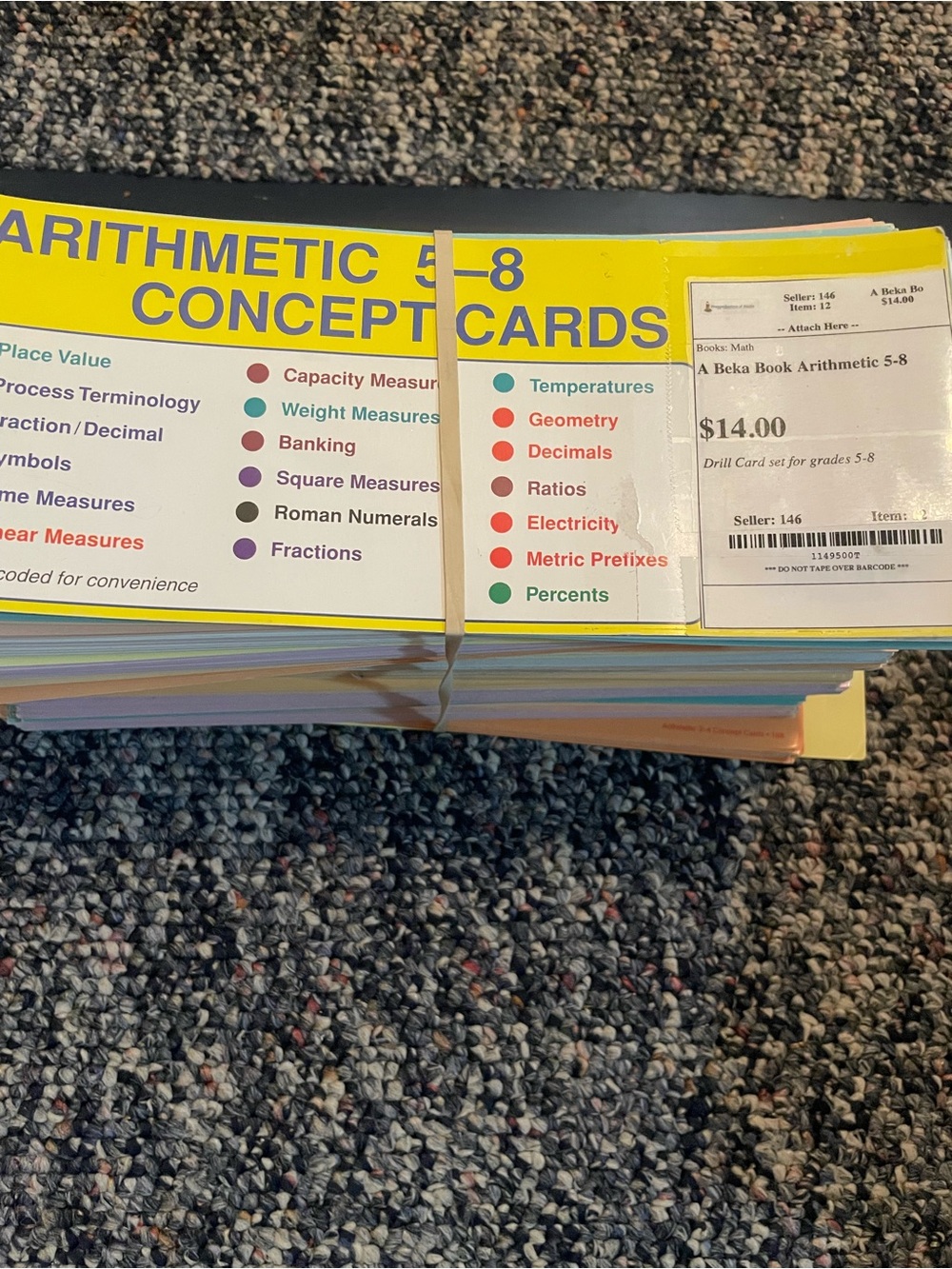 Homeschool Math Bundle - Three Test Sheets Used - Picture 14 of 14